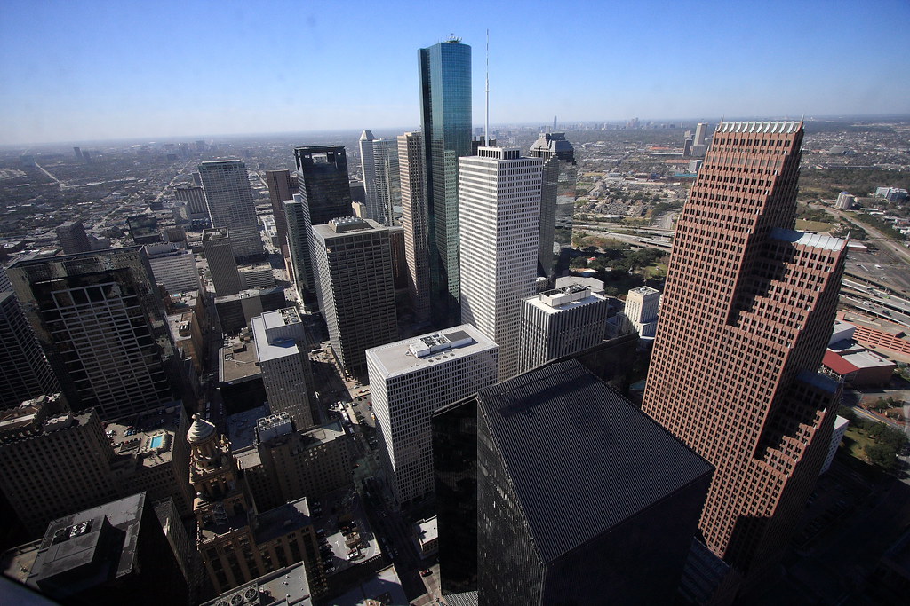 Downtown Houston From Above