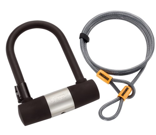 OnGuard PitBull MINI DT 5008 Bicycle U-Lock and Extra Security Cable