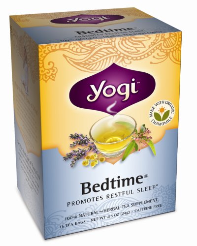 Yogi Bedtime, Herbal Tea Supplement, 16-Count Tea Bags (Pack of 6)