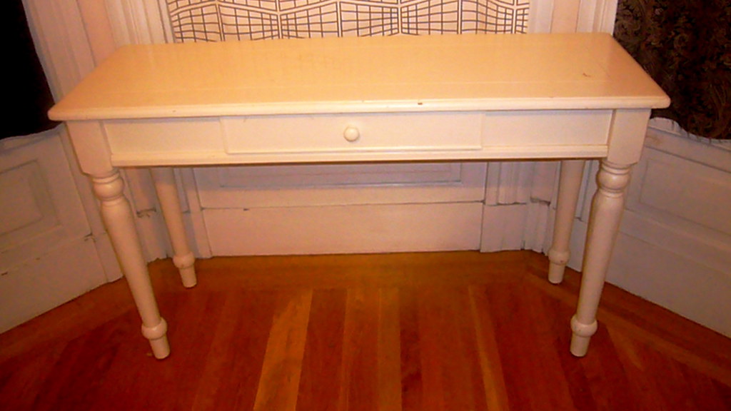 console table with drawer