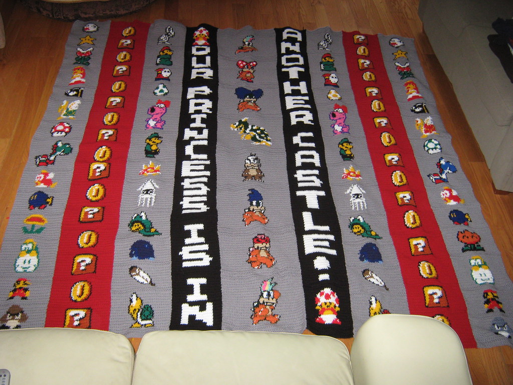 Mario Bros. Blanket