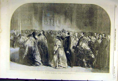 1857 Russian Marriages Moscow Russian People Wedding
