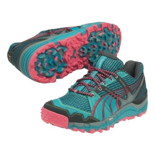 Puma Women's Complete Trailfox 4 Running Shoe,Dark Shadow/Baltic/Fluorescent Pink,8.5 B US