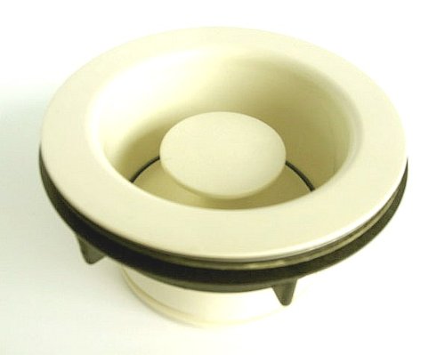 GE Disposall Decorative Sink Flange & Stopper: Color White, Model PM3X212