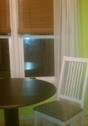 breakfast nook table and chair