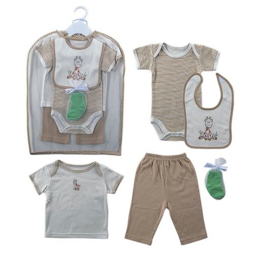 Hudson Baby Gift Collection, 6 Piece, Neutral, 0-3 Months