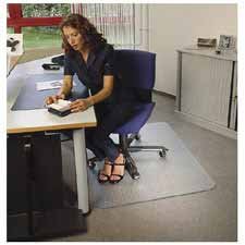Floortex Products - Chairmat, w/ Grippers, Rectangular, 48