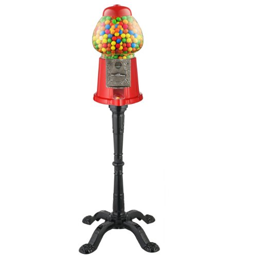 Great Northern Old Fashioned Vintage Candy Gumball Machine & Bank with Stand By Great Northern