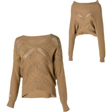 Volcom Late Night Convertible Sweater - Women's Khaki, L