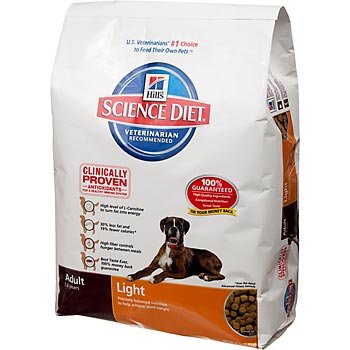 Hill's Science Diet Adult Light Dry Dog Food - 17.5-Pound Bag