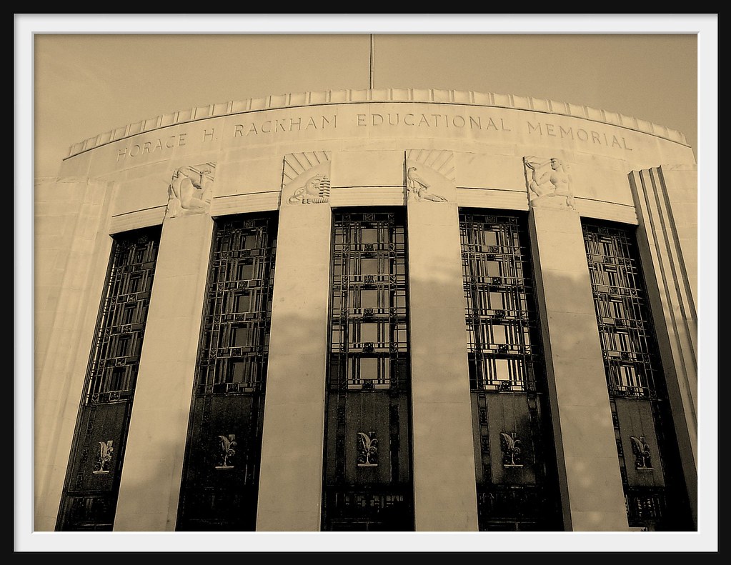 Horace H. Rackham Educational Memorial Building (Alternate View)--Detroit MI