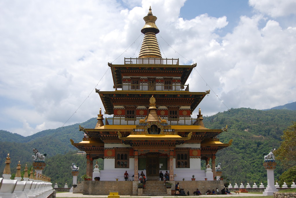 Khamsum Yaling namgyel Stupa in Punakha Dzong