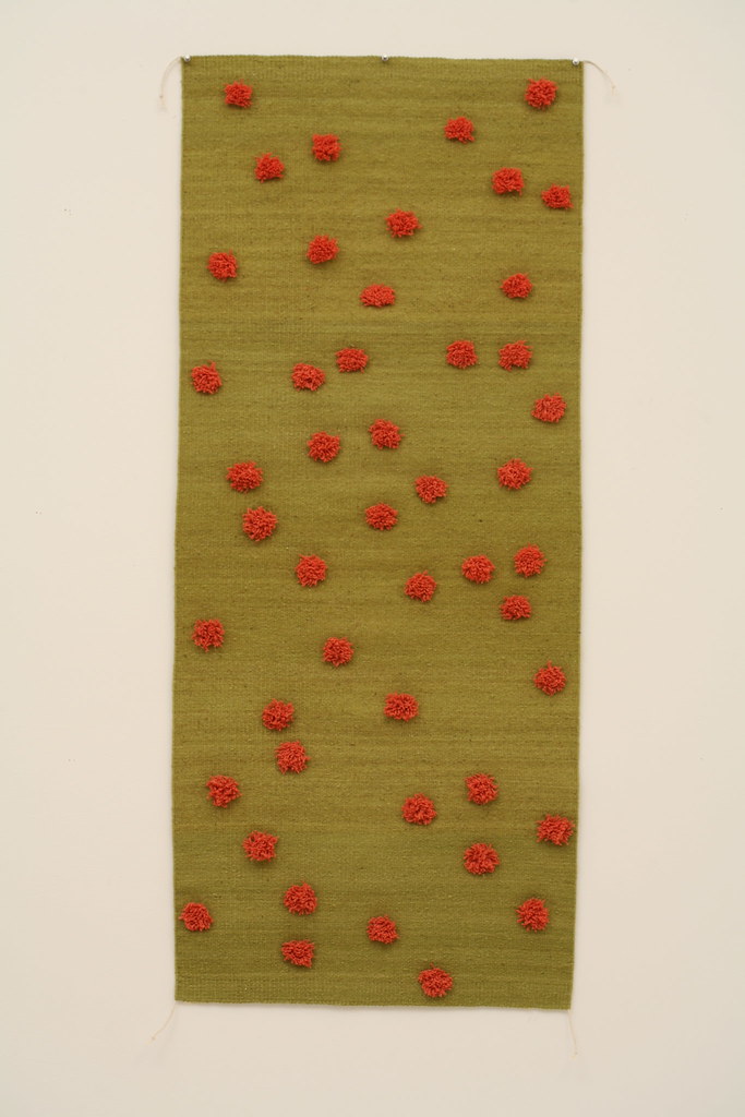 Lime & Coral Knotted Dot