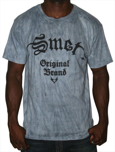 SMET Christian Audigier Mens Vintage Wash Original T-Shirt Tee Slate Sz L