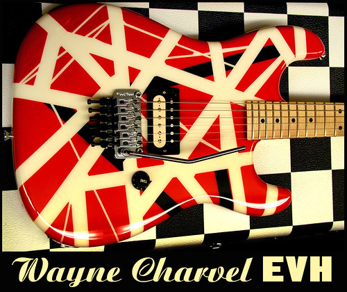 Wayne Charvel EVH graphic guitar. Discontinued many years ago.