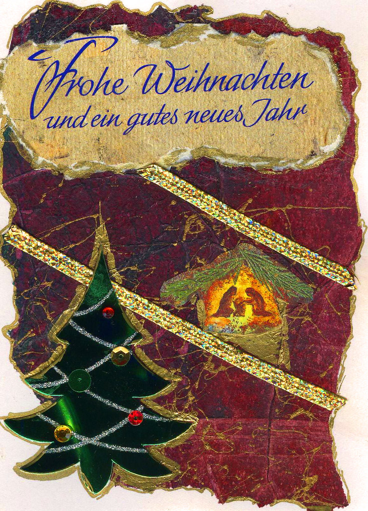 Christmas Greeting Card in German