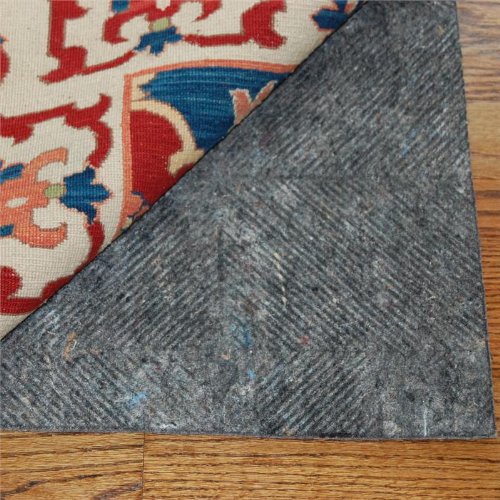 8' Octagon Durahold Plus Felt and Rubber Rug Pad for Hard Floors - Includes RPFL (TM) Rug and Pad Care Guide