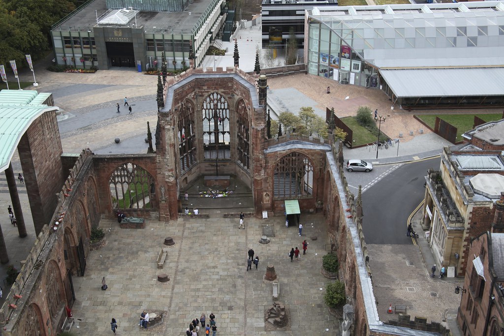 Coventry Cathedral: Looking Down