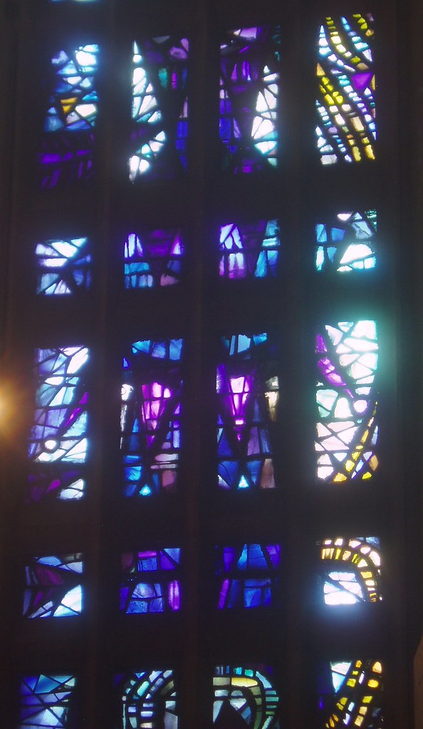 Glass by Geoffrey Clarke, Coventry Cathedral