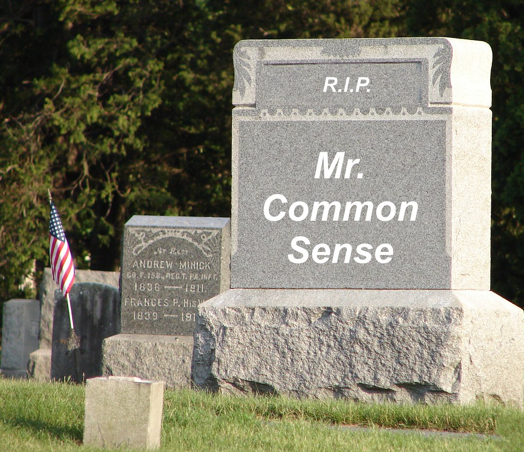 Common Sense Obituary