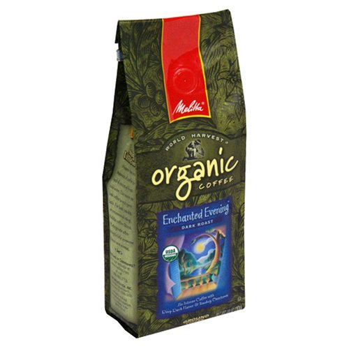 Melitta Fair Trade Organic Enchanted Evening Dark Roast Coffee, 10-Ounce Bags (Pack of 3)