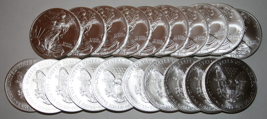 20 Silver US Eagles