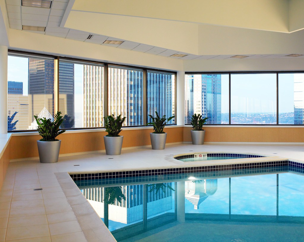Indoor Pool Atop the Sheraton Seattle Hotel