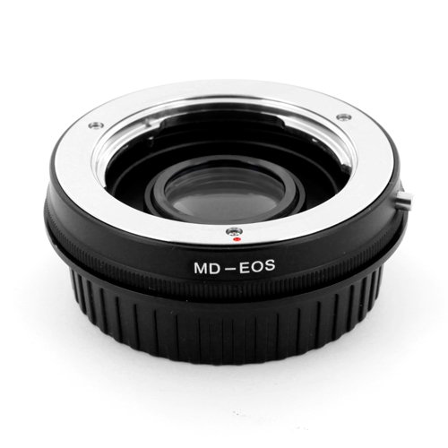 Minolta MD lens to Canon EOS EF body mount adapter
