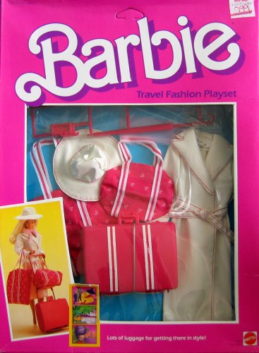 Barbie Travel Fashion Playset w Luggage & Outfit (1984)