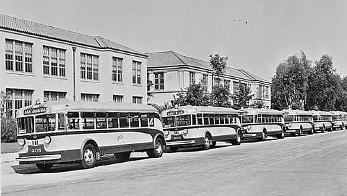 Lang Motor Bus Co. at School MTA 0026