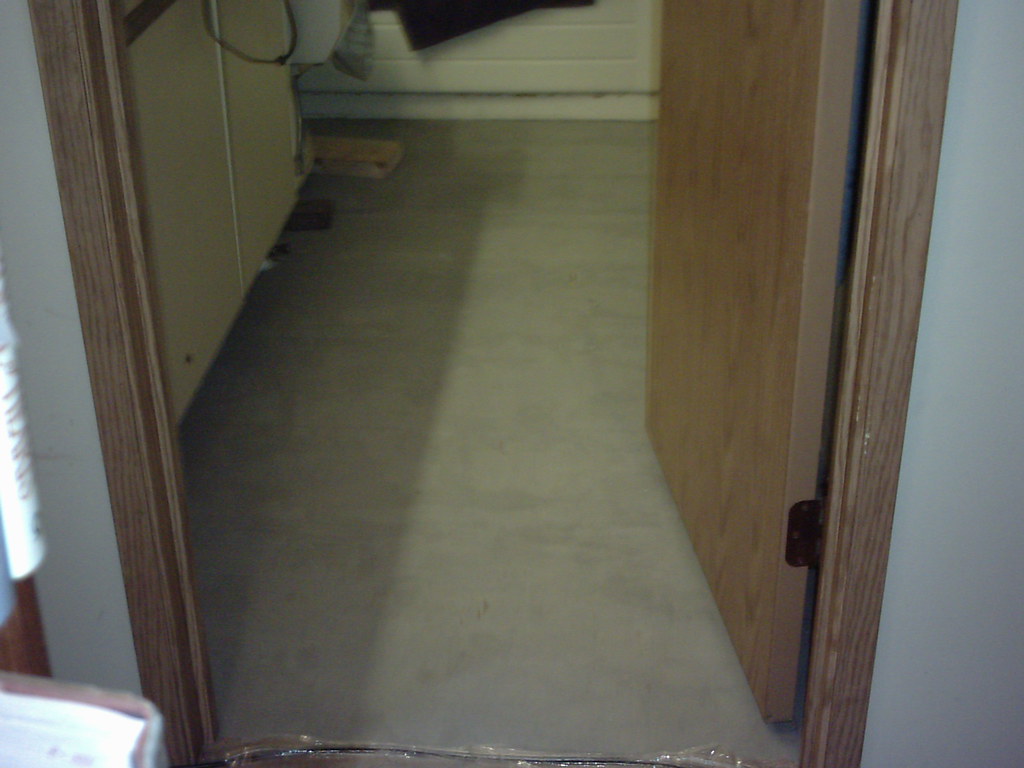 Bathroom floor repair
