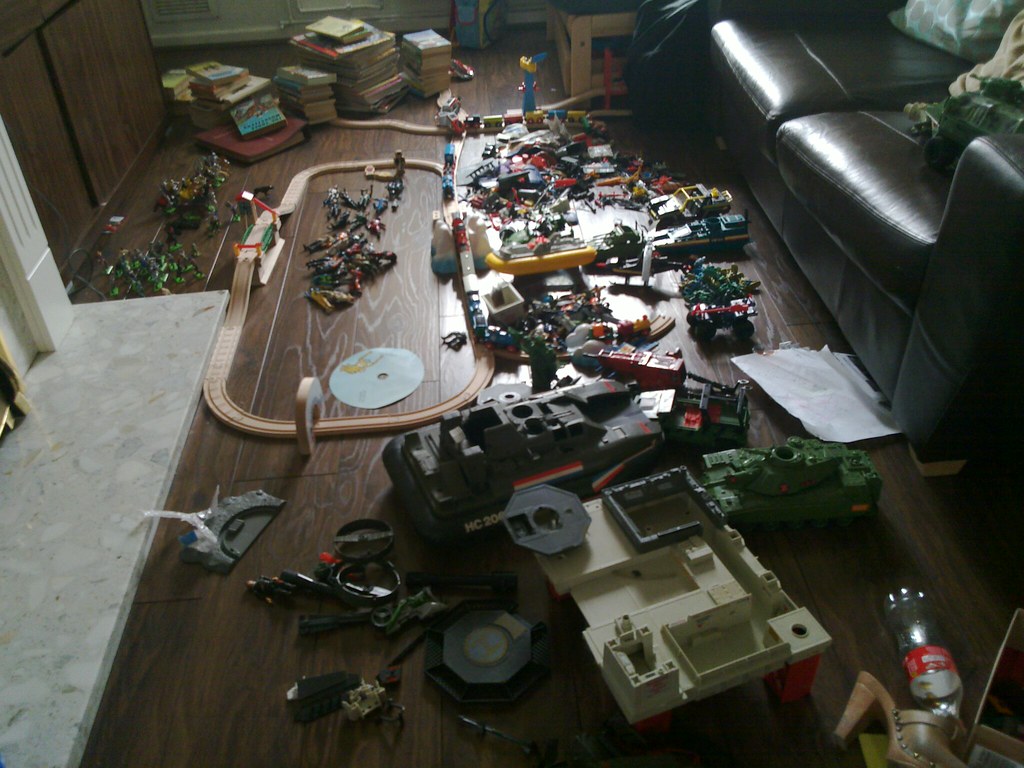 Some of the toys recovered from my parents...