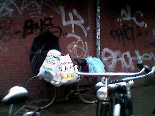 bike of a homeless