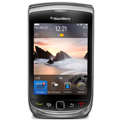 Blackberry 9800 Torch Unlocked 3G Phone with 5 MP Camera, Wi-Fi, Bluetooth, Blackberry OS 6.0 and GPS--International Version with Warranty (Black)
