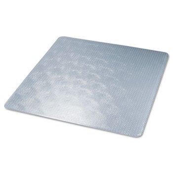 deflect-o CM17743 60 by 60-Inch Execumat Studded Beveled Chair Mat for High Pile Carpet, Clear