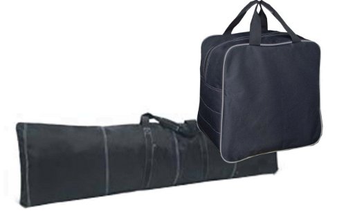 Pulse Single Snowboard Bag & Boot Bag Combo Black