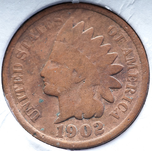Indian Head Penny, 1902