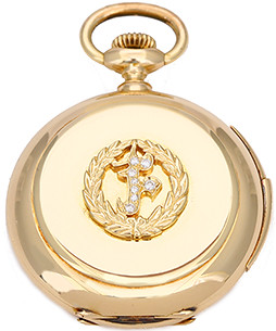 Rare E. Mathey - Tissot & Co. Minute Repeater 18k Yellow Gold 16 size Hunting Case Pocket Watch