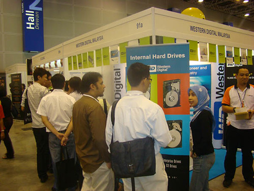 Western Digital's booth, JobsDB.com Career Fair 2008