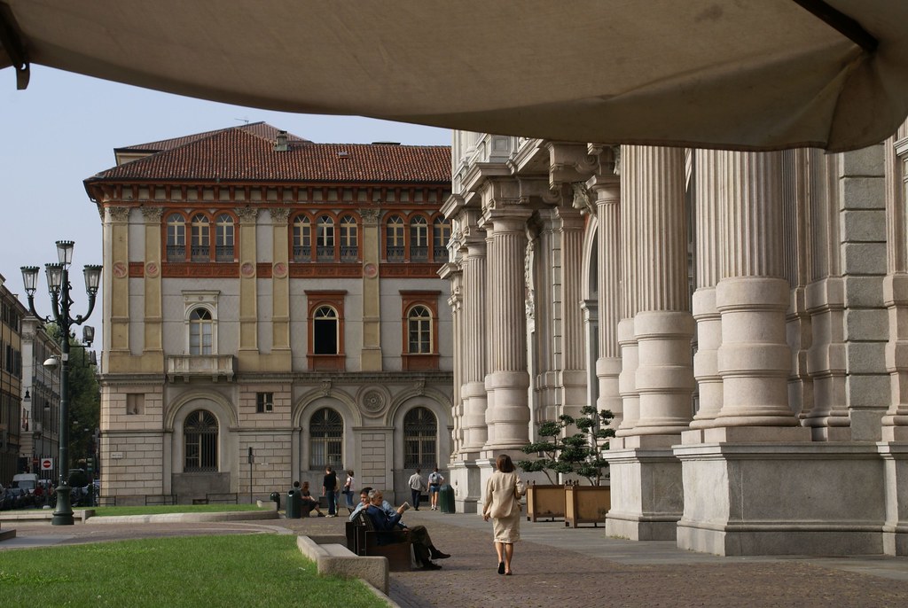 Torino, Piazza Carlo Alberto, Palazzo Campana und Palazzo Carignano