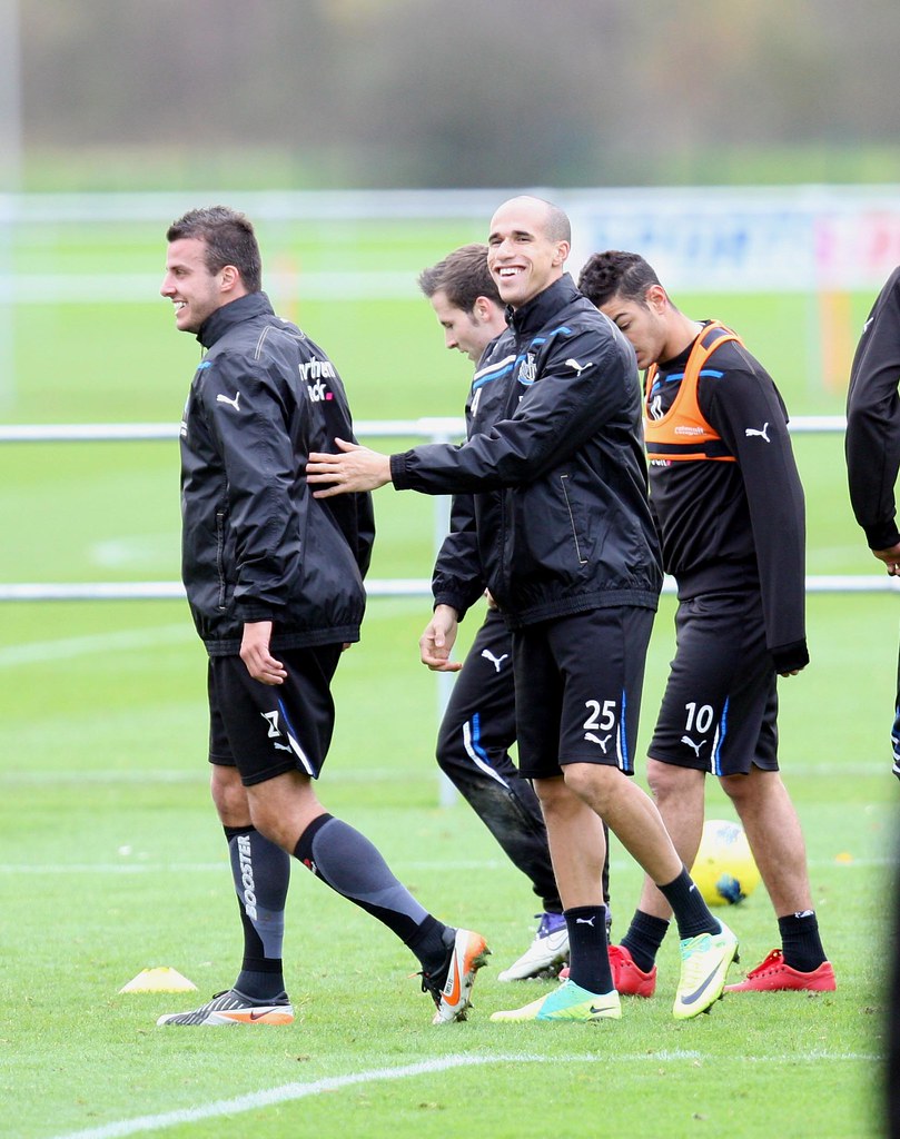 Newcastle United Training Session.