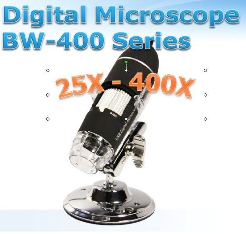 USB Microscope Video Camera 25X~400X 1.3M 8 LED