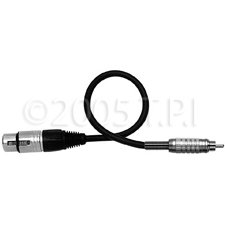 New Tecnec Audio Cable Xlr Female-To-Rca Male 15 Foot Black Excellent Flexibility Cotton Filter