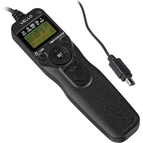 Vello ShutterBoss Timed Remote for Nikon with DC-2 Connection. Compatible with cameras that have a USB connection, IE: Nikon D90, D3100, D5000 and D7000 DSLRs.