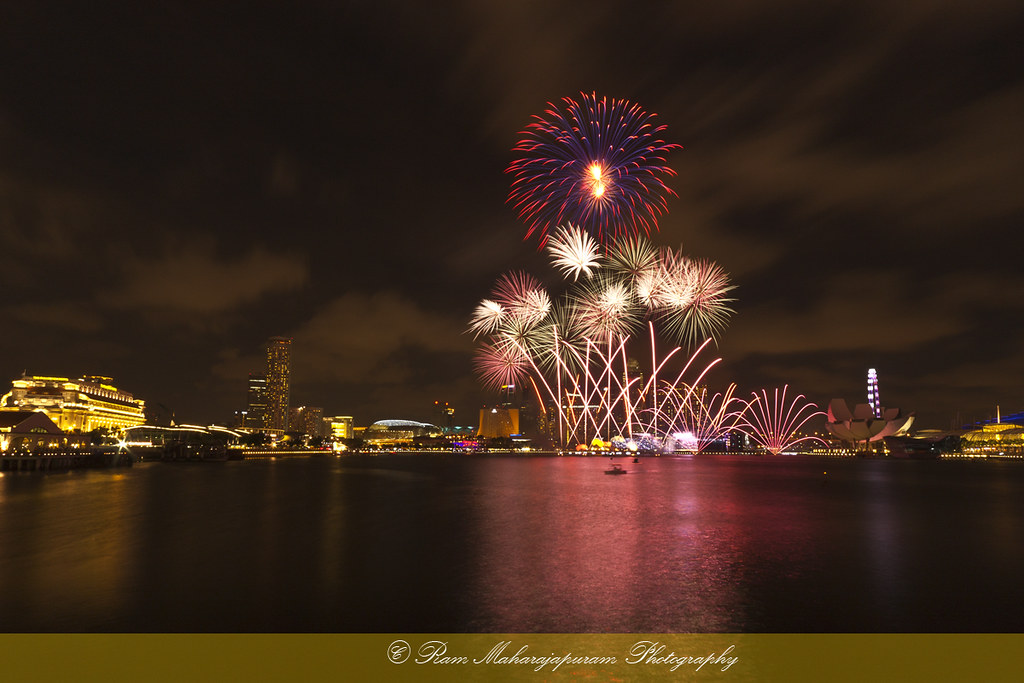 Singapore - Fireworks on Marina Bay