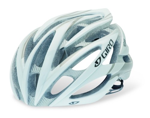 Giro Atmos Road/Racing Bike Helmet (Medium, White/Silver)