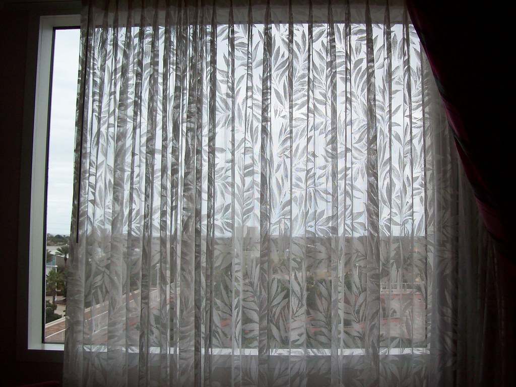 View from My Room with Curtains