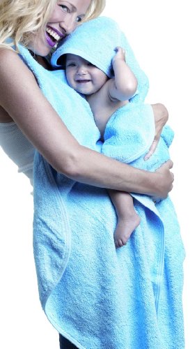 Simply Good 0-24 Months Hands Free Hooded Baby Towel, Blue