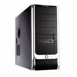 New Coolermaster Case Rc-330-Kkr1 Atx Mid Tower 4/2/(5) Tool-Free 120mm Rear Fan 350w P/S Black