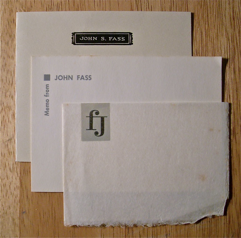 John S. Fass / Note & Memo Cards